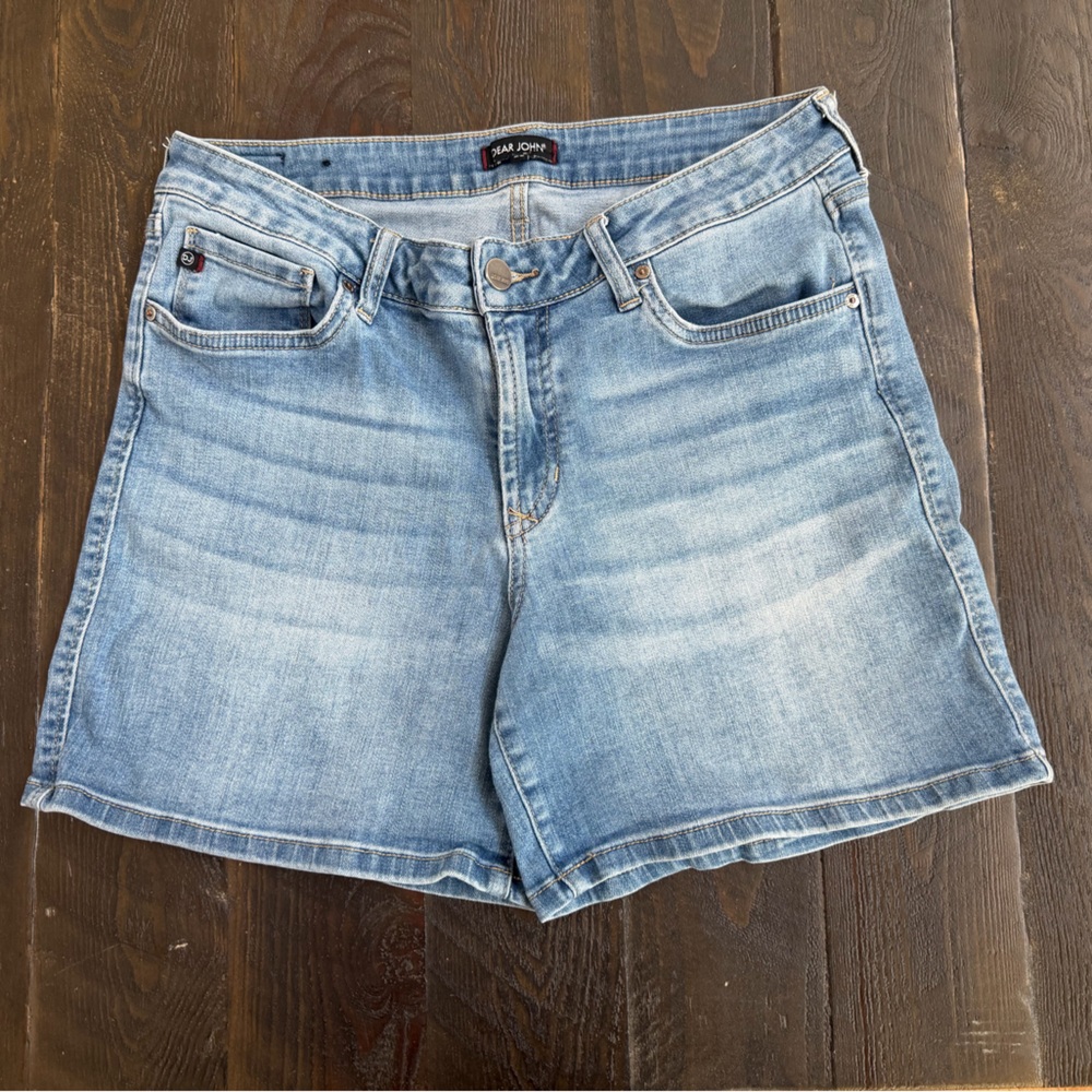 Dear John Light Blue Denim Shorts